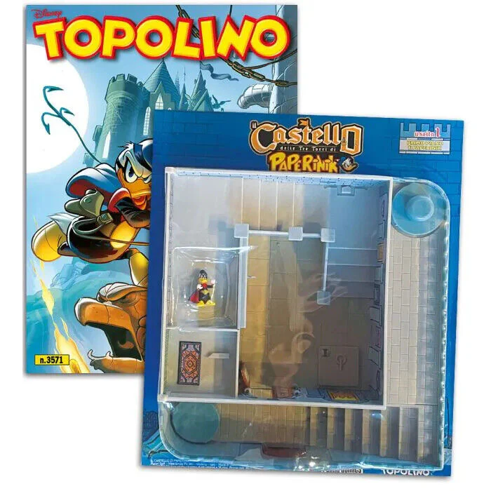 CASTELLO Completo di PAPERINIK con Fumetti Topolino Paperino - Image 3
