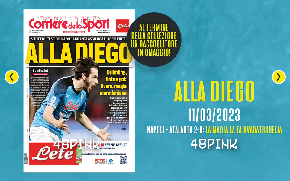 10x Poster + Raccoglitore 3 Scudetto Napoli Campione Corriere dello Sport Calcio - Image 10