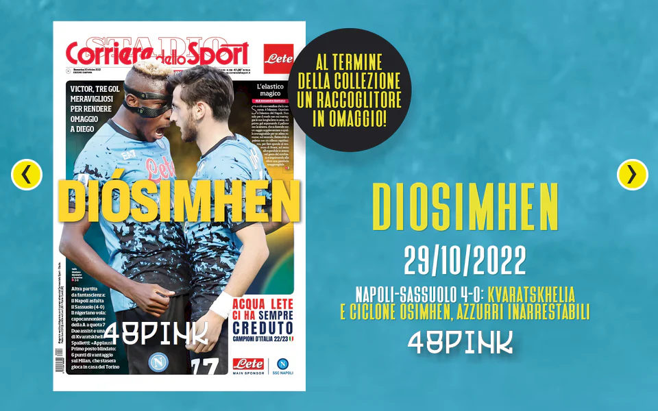 10x Poster + Raccoglitore 3 Scudetto Napoli Campione Corriere dello Sport Calcio - Image 13
