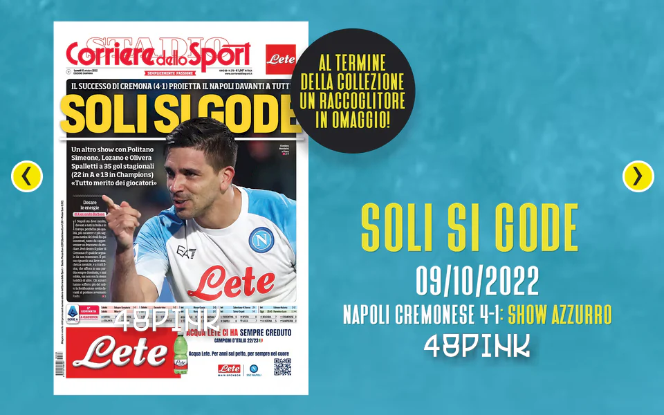 10x Poster + Raccoglitore 3 Scudetto Napoli Campione Corriere dello Sport Calcio - Image 5