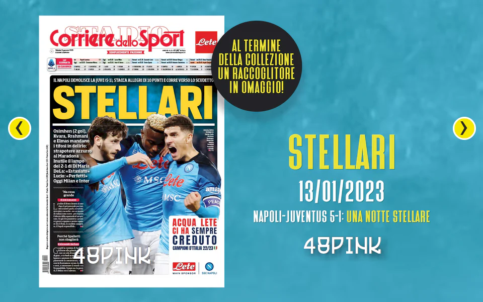 10x Poster + Raccoglitore 3 Scudetto Napoli Campione Corriere dello Sport Calcio - Image 6