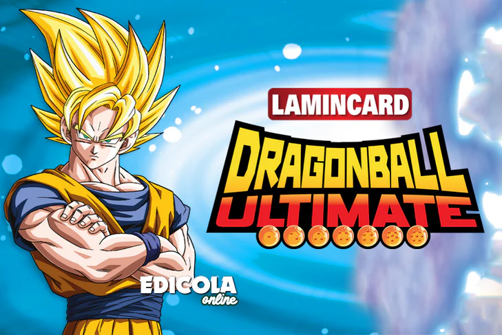 1x Bustine di Card Lamincards DRAGON BALL ULTIMATE Vintage Edicola Carte Lotto - Image 2