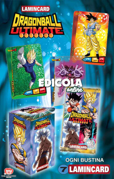 1x Bustine di Card Lamincards DRAGON BALL ULTIMATE Vintage Edicola Carte Lotto - Image 3