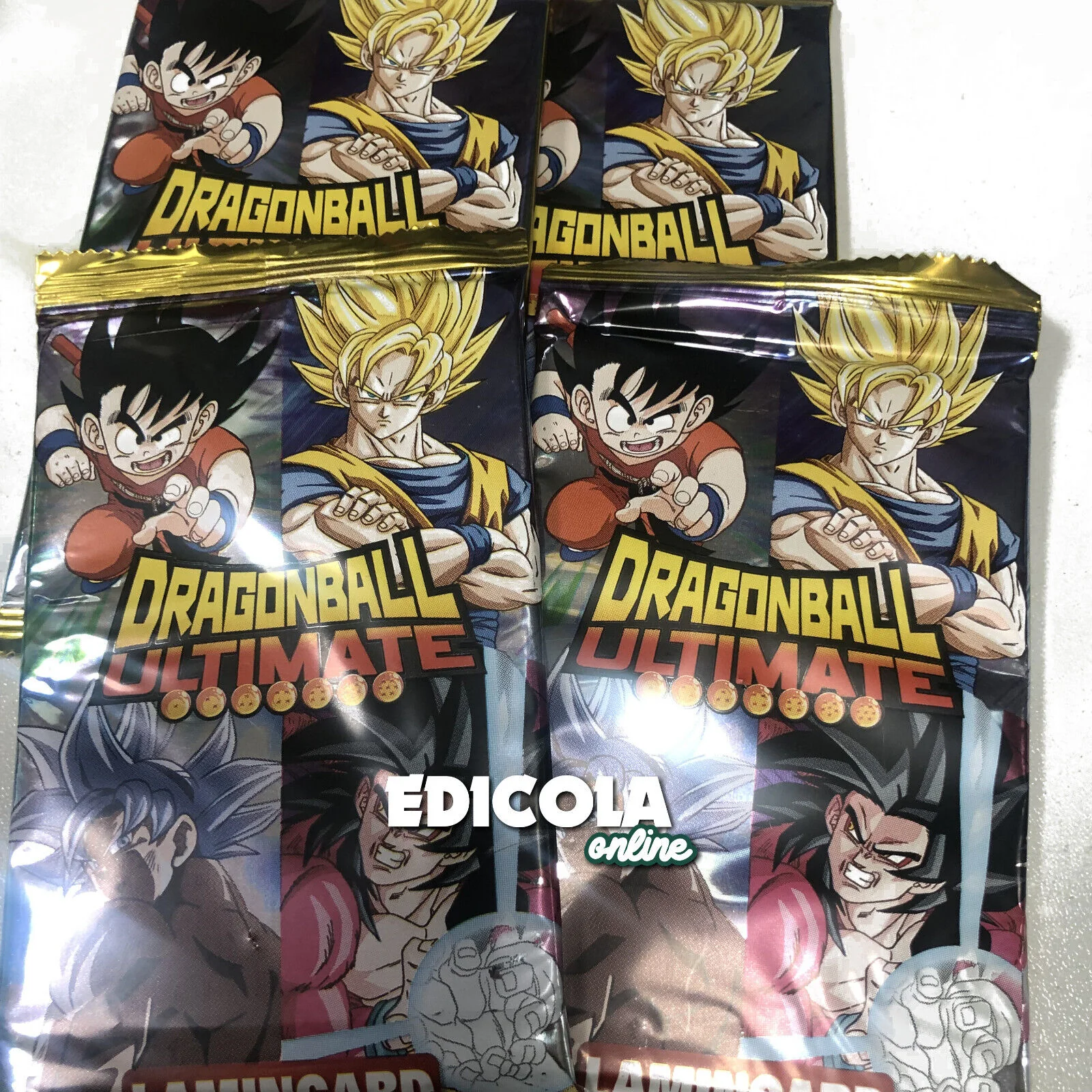 1x Bustine di Card Lamincards DRAGON BALL ULTIMATE Vintage Edicola Carte Lotto - Image 4