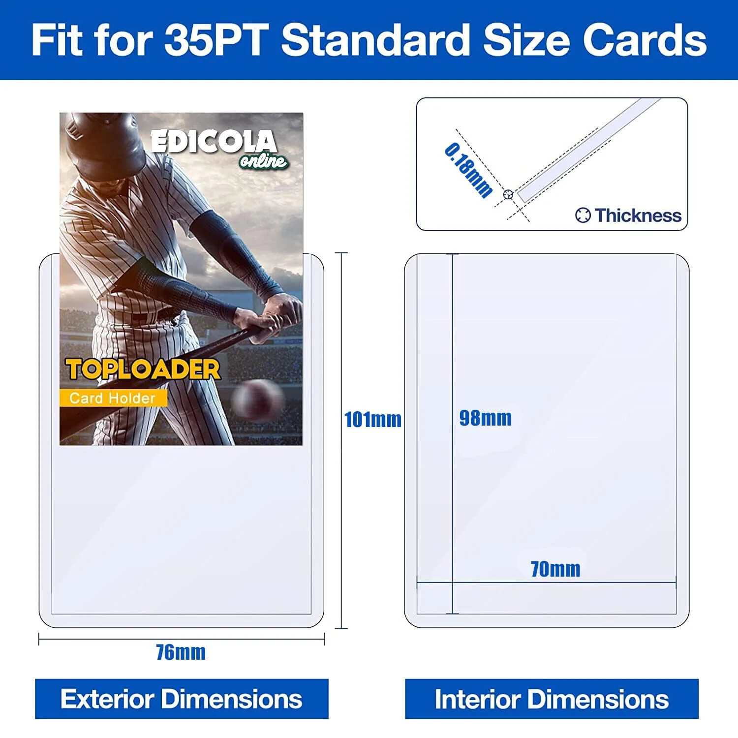 Top Loaders Custodie Trasparente Protettiva Toploader Ultra Carte da Collezione Pro - Image 4