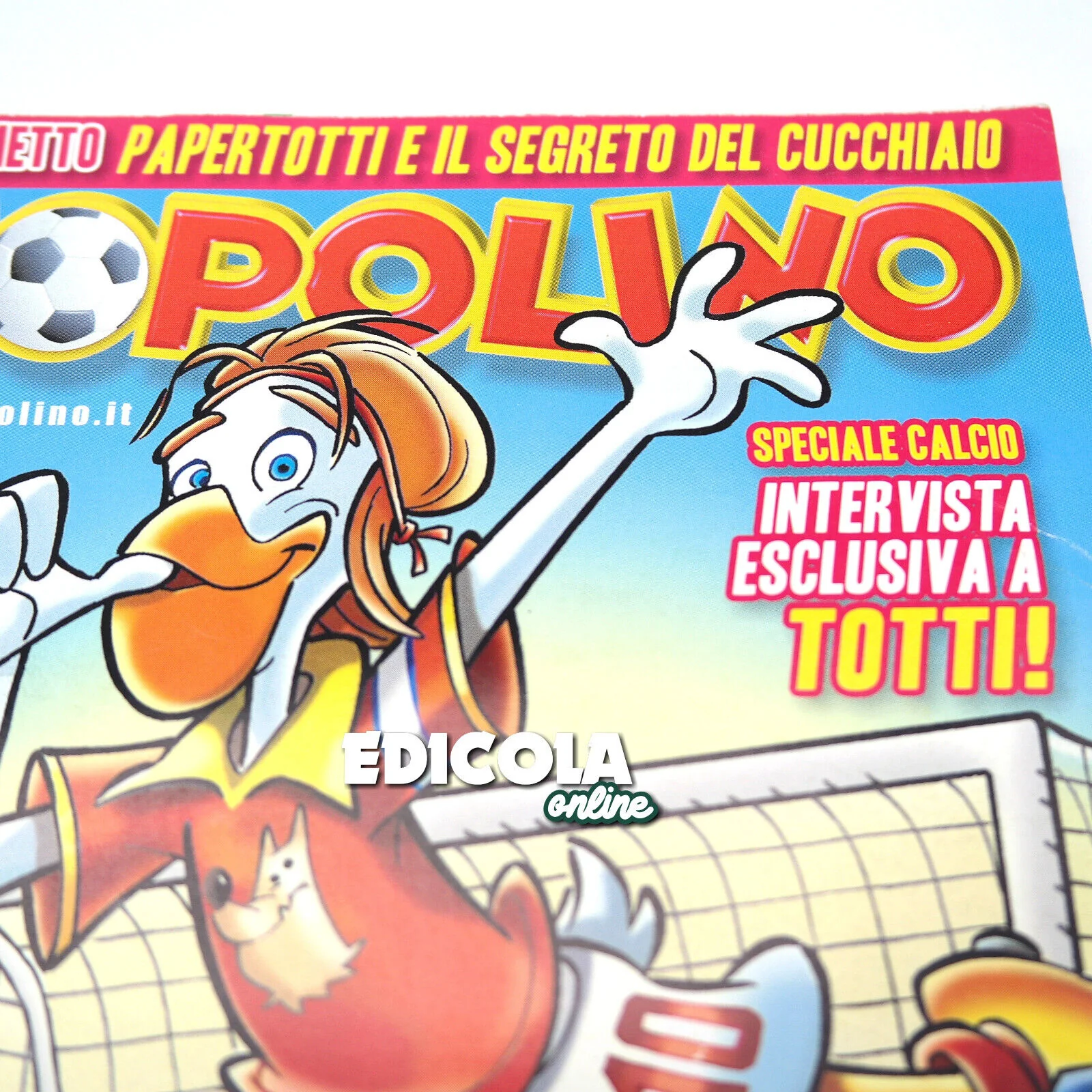 Set 2 Fumetti di TOPOLINO Libretto Francesco TOTTI che diventa Papertotti - Image 3