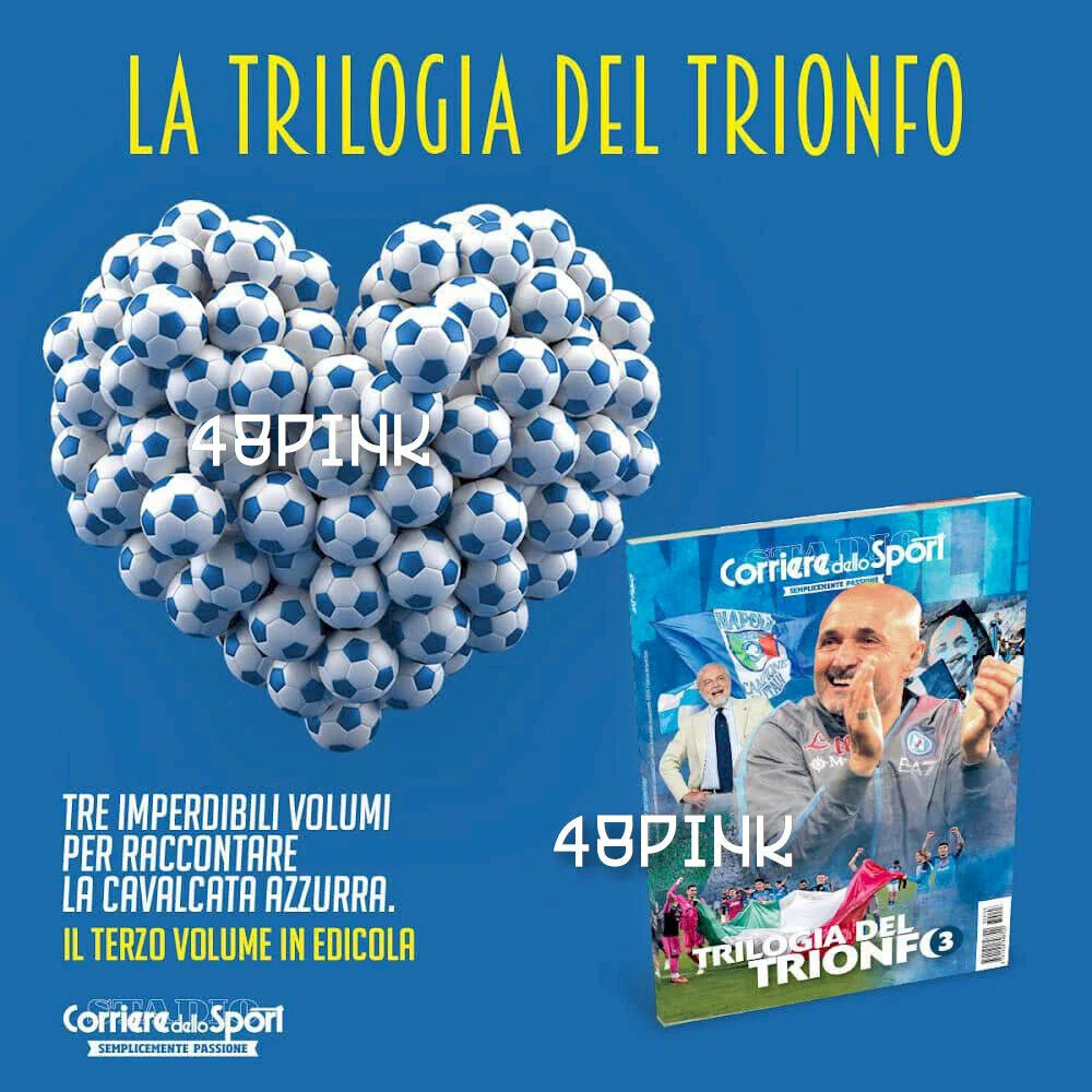 3 Volumi TRILOGIA DEL TRIONFO Libro Scudetto NAPOLI Inserto Corriere dello Sport - Image 4