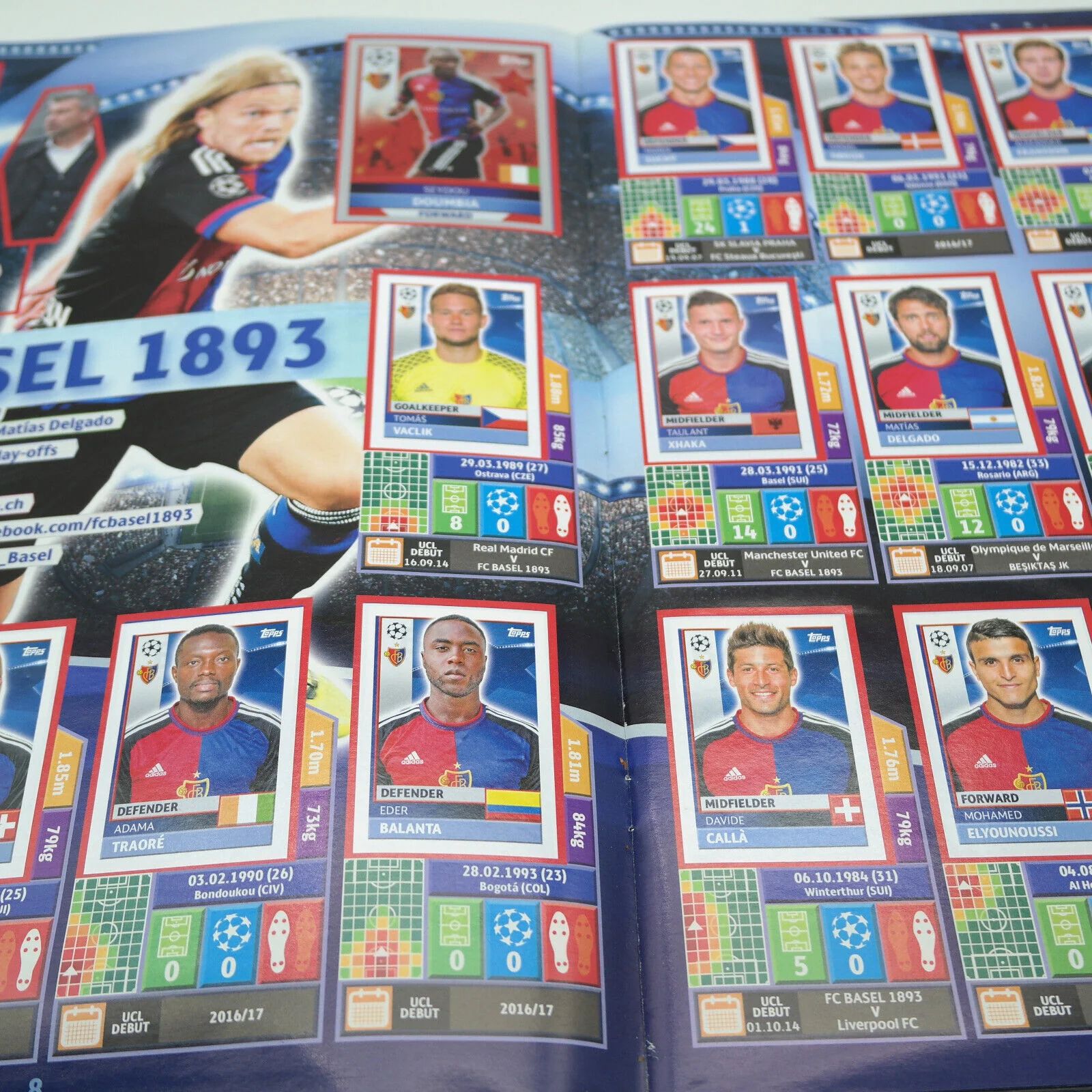 Album Completo di Figurine Calciatori CHAMPIONS LEAGUE 2016-17 Topps Uefa 2017 - Image 21