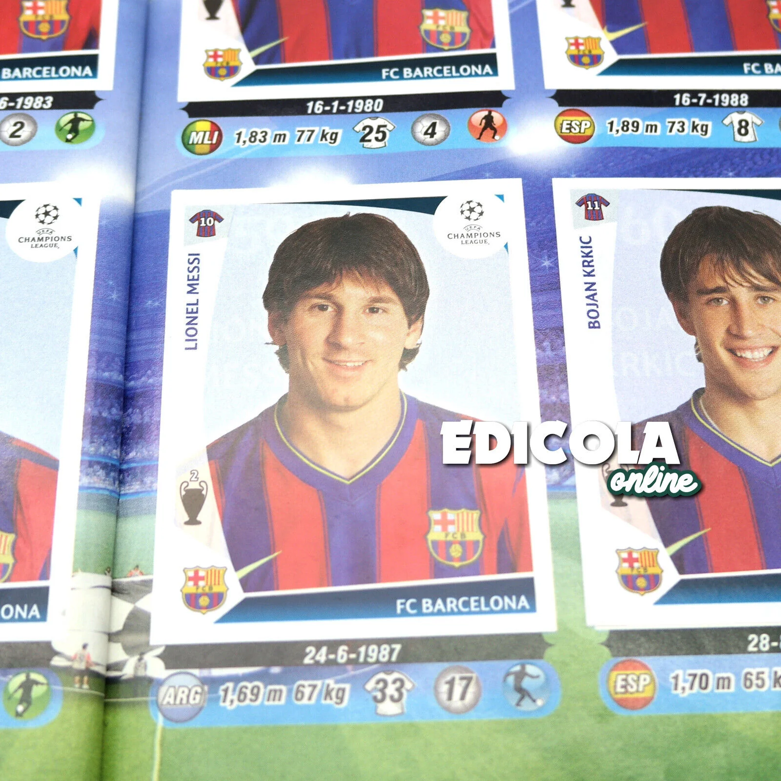 Album Completo di Figurine Calciatori Panini CHAMPIONS LEAGUE 2009-10 Uefa 2010 - Image 10