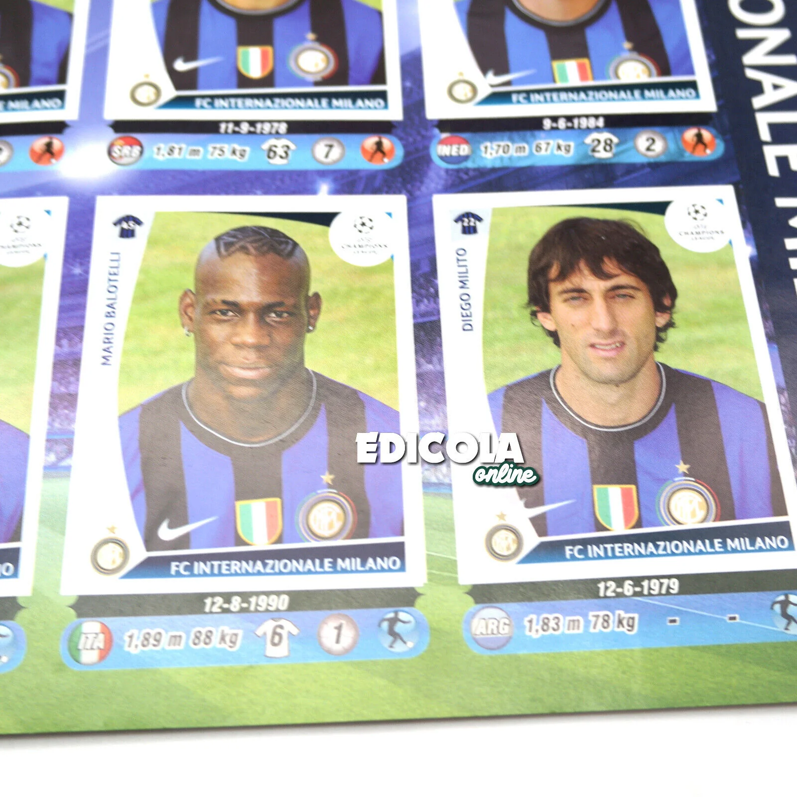 Album Completo di Figurine Calciatori Panini CHAMPIONS LEAGUE 2009-10 Uefa 2010 - Image 12