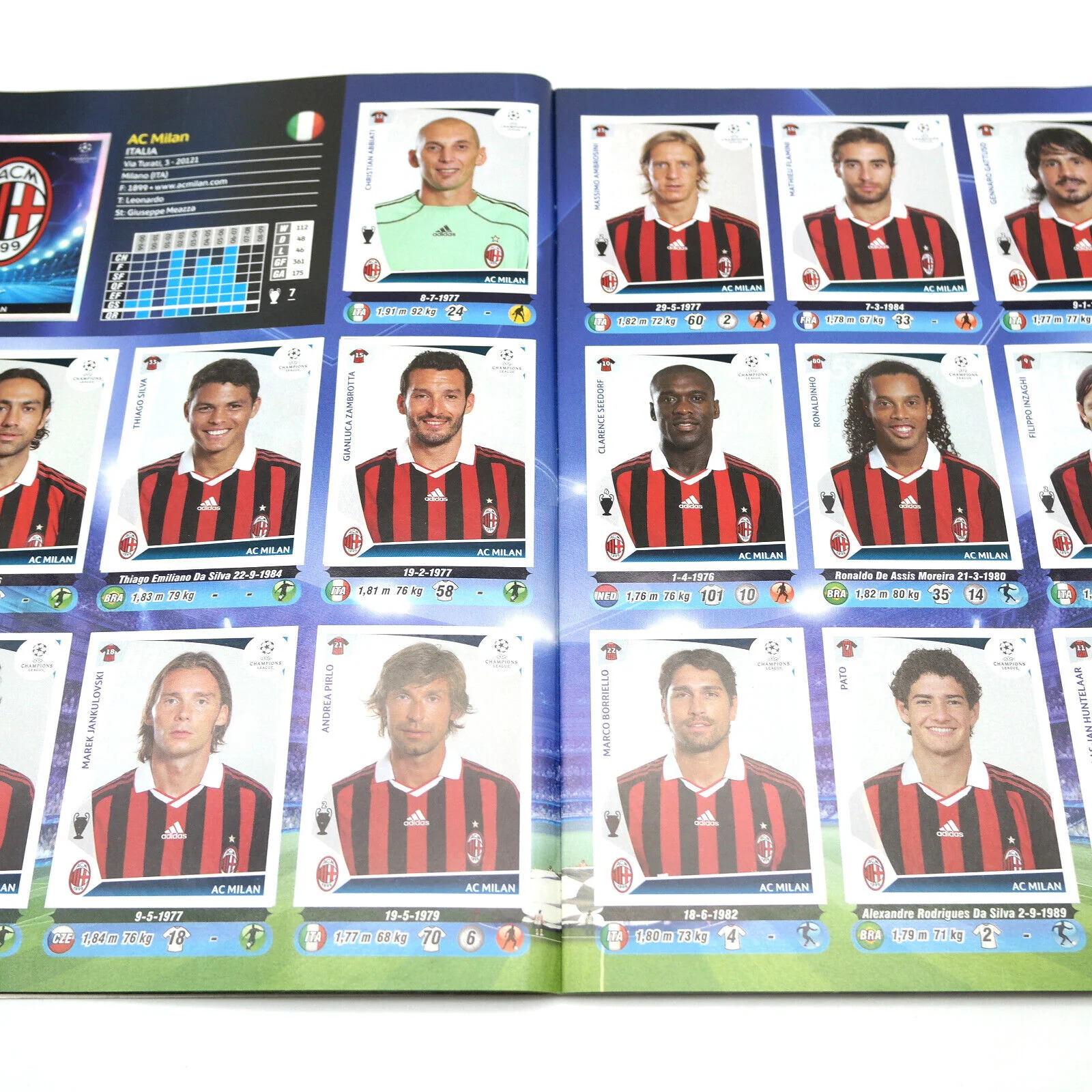 Album Completo di Figurine Calciatori Panini CHAMPIONS LEAGUE 2009-10 Uefa 2010 - Image 7