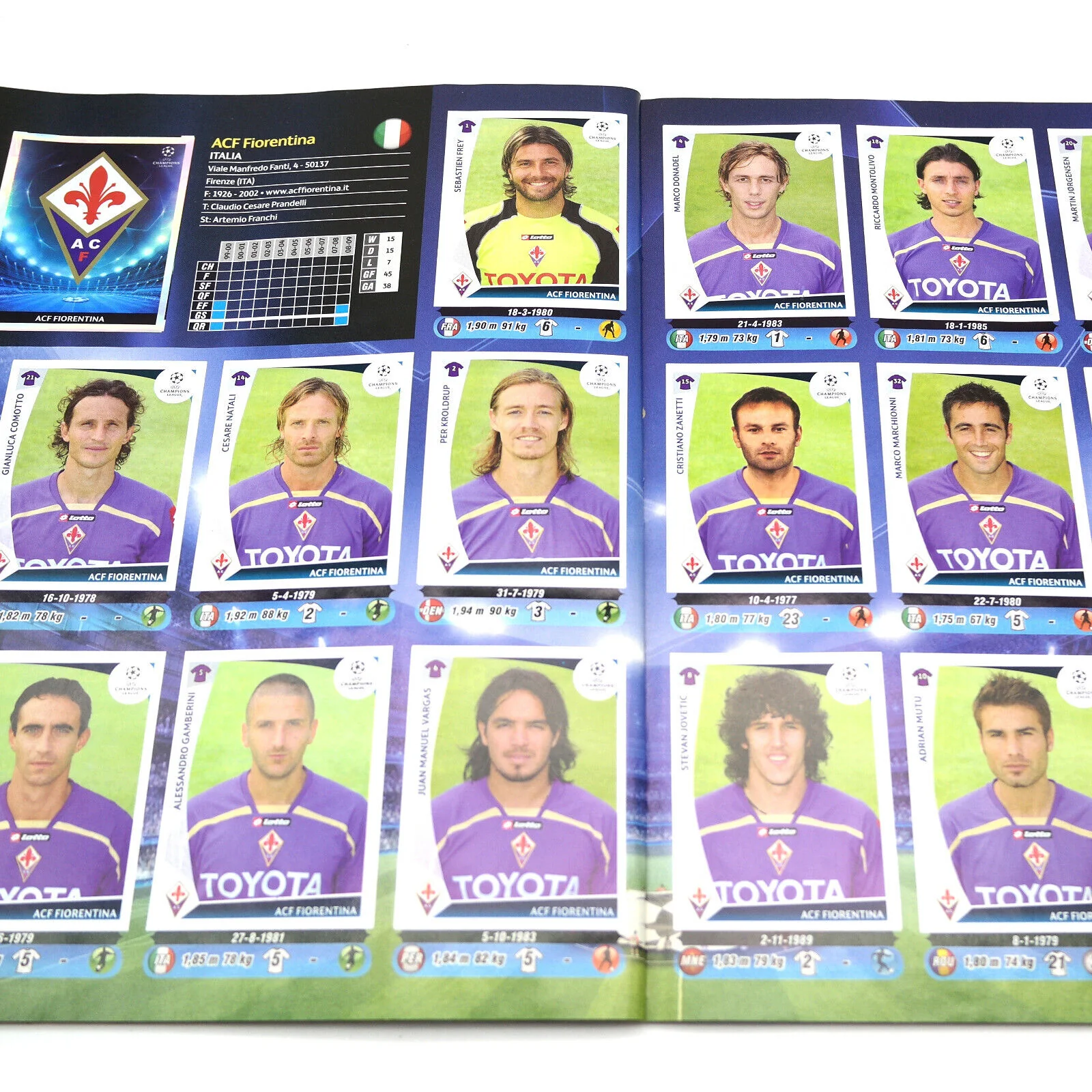 Album Completo di Figurine Calciatori Panini CHAMPIONS LEAGUE 2009-10 Uefa 2010 - Image 9