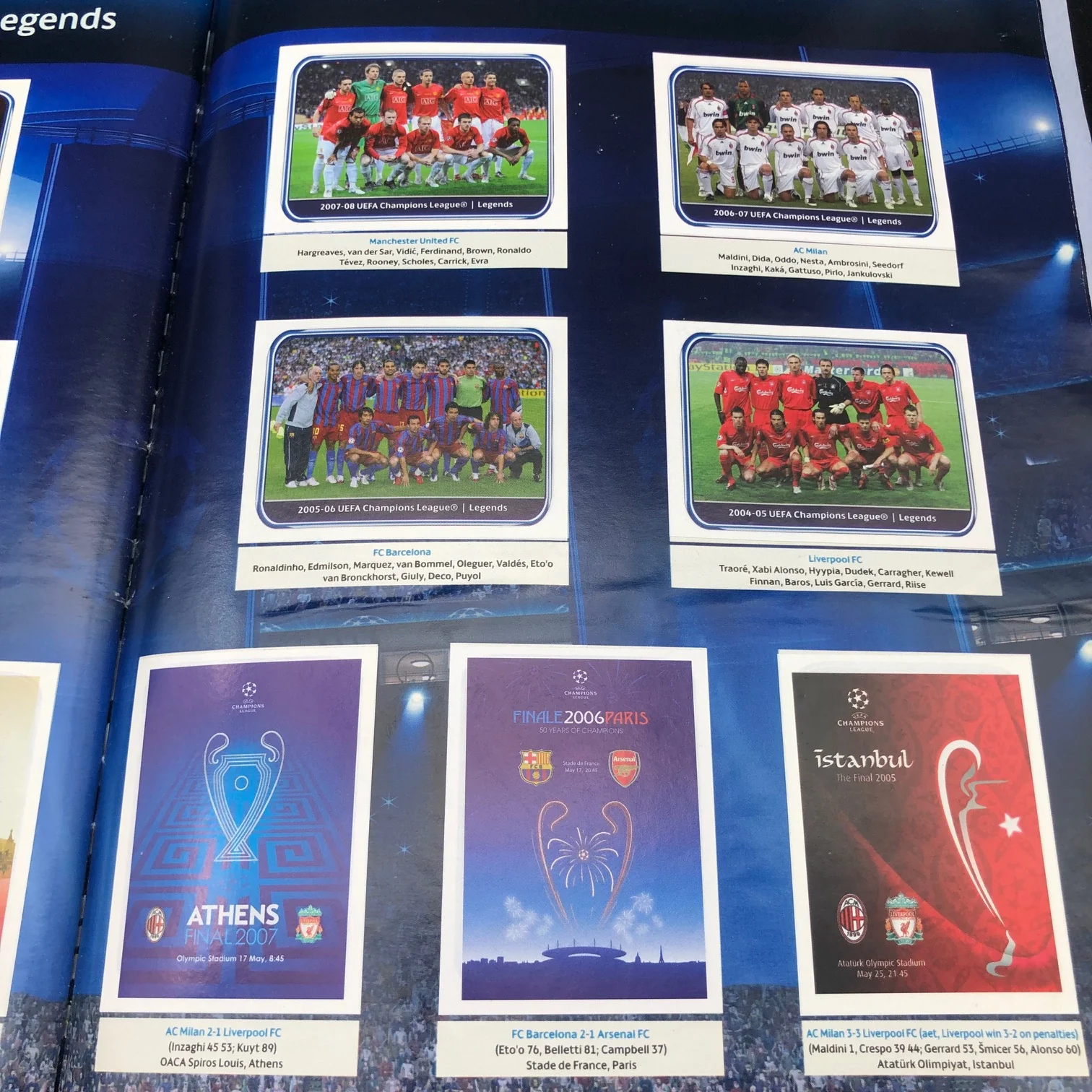 Album Completo di Figurine Calciatori Panini CHAMPIONS LEAGUE 2010-11 Uefa 2011 - Image 19