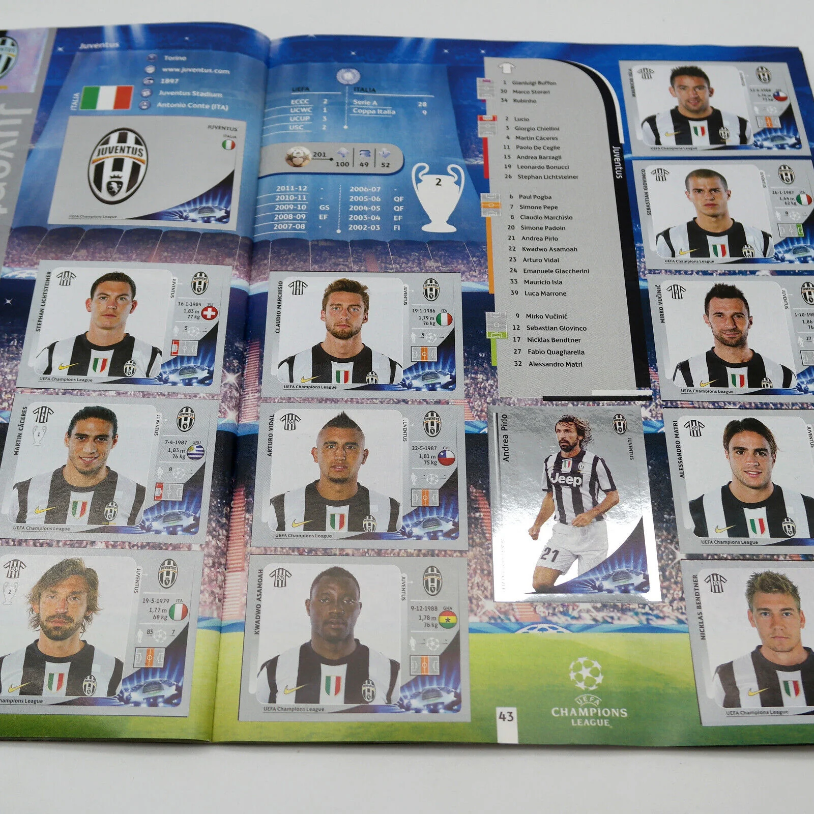 Album Completo di Figurine Calciatori Panini CHAMPIONS LEAGUE 2012-13 Uefa 2013 - Image 10
