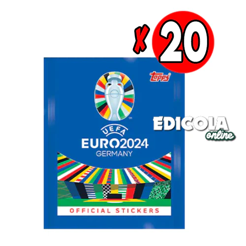 Album e/o Bustine di Figurine EURO 2024 Germany Topps Uefa 24 Official Stickers - Image 5