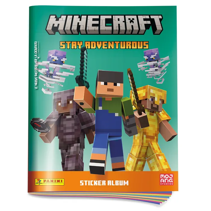Album e/o bustine di figurine MINECRAFT Stay Adventurous Sticker Album (Panini 2026)