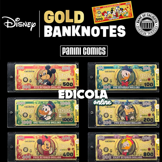 Disney Gold Banknotes di Topolino! - Le Banconote da Collezionare