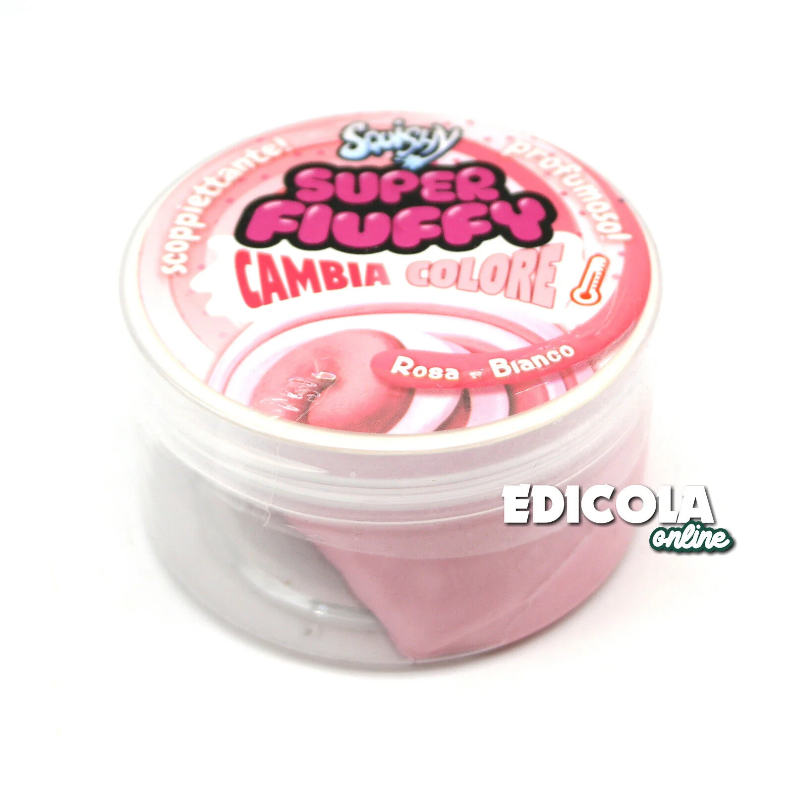 Barattolo di SQUISHY SUPER FLUFFY Cambia Colore Profumoso Antistress Slime Hobby - Image 4