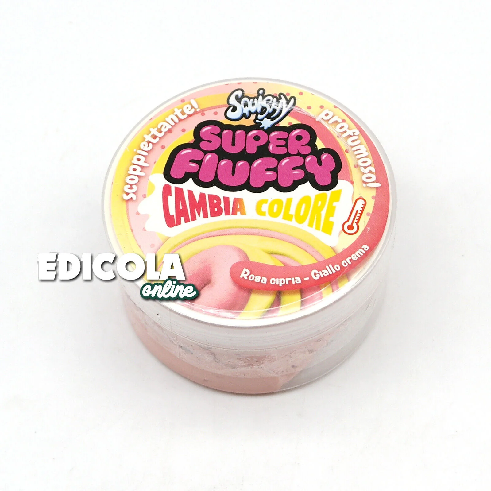 Barattolo di SQUISHY SUPER FLUFFY Cambia Colore Profumoso Antistress Slime Hobby - Image 5