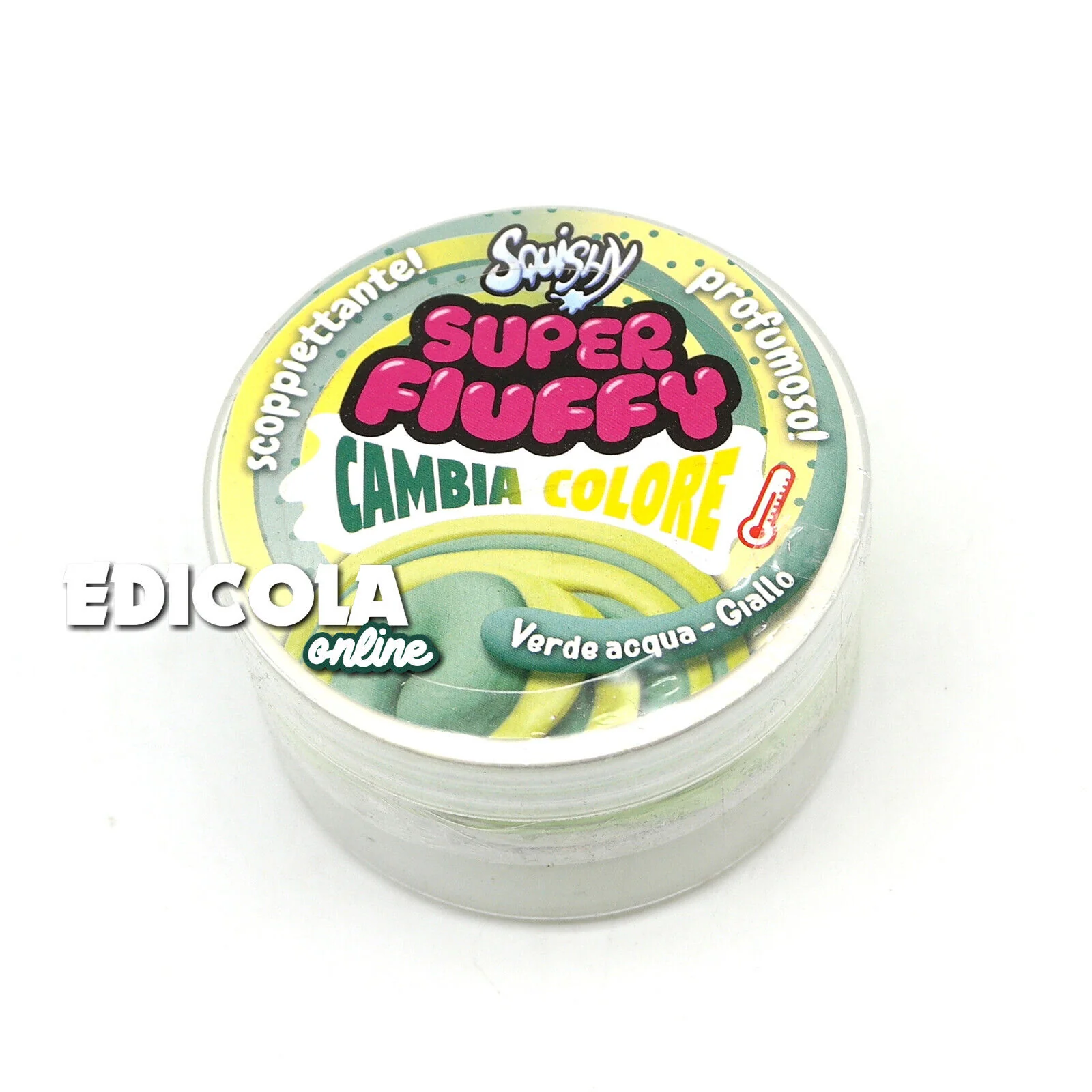 Barattolo di SQUISHY SUPER FLUFFY Cambia Colore Profumoso Antistress Slime Hobby - Image 6