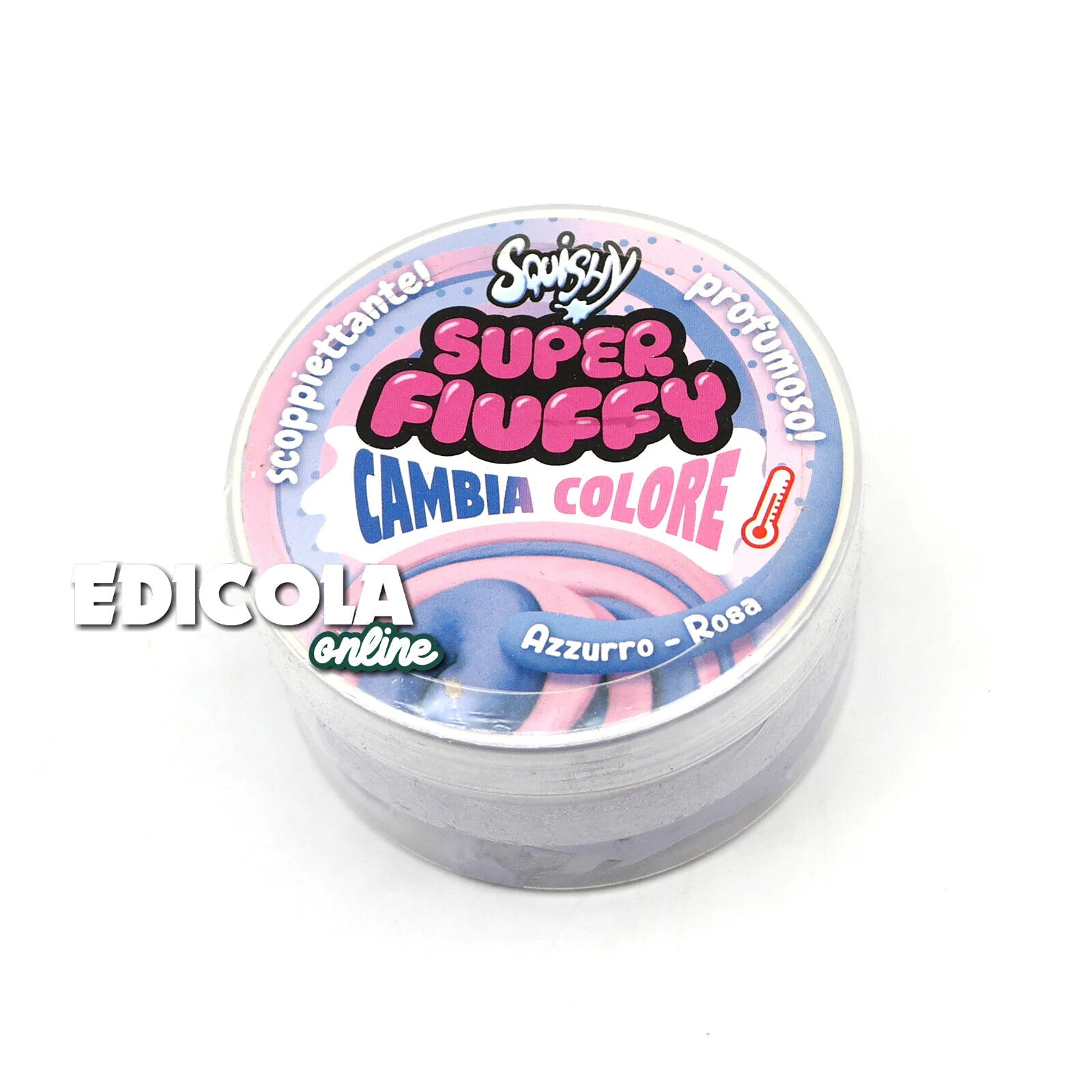 Barattolo di SQUISHY SUPER FLUFFY Cambia Colore Profumoso Antistress Slime Hobby - Image 7
