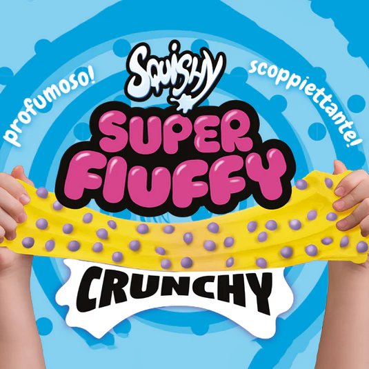 Barattolo di SQUISHY SUPER FLUFFY CRUNCHY Profumoso Antistress Slime Hobby
