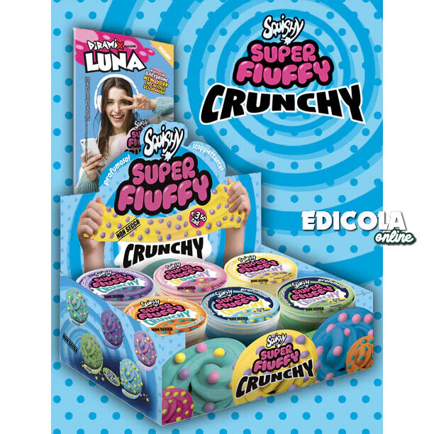 Barattolo di SQUISHY SUPER FLUFFY CRUNCHY Profumoso Antistress Slime Hobby - Image 2