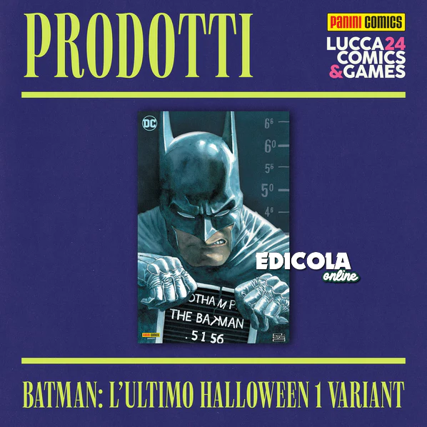 Batman: L'Ultimo Halloween 1 Variant Cover Lucca Comics & Games 2024