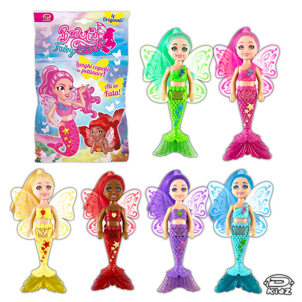 Beauty Sirene Fairy Lunghi Capelli da Pettinare Bustina a Sorpresa - Image 2