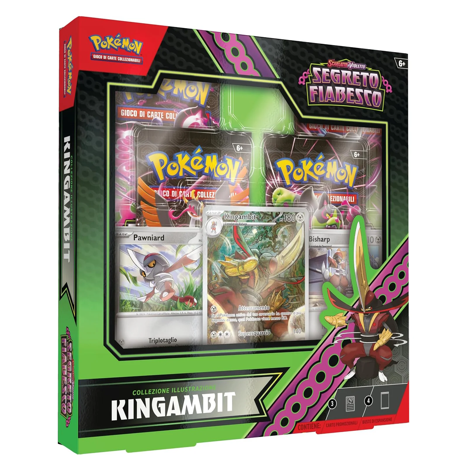 Box Pokemon - Kingambit dell’espansione Scarlatto e Violetto - Segreto Fiabesco