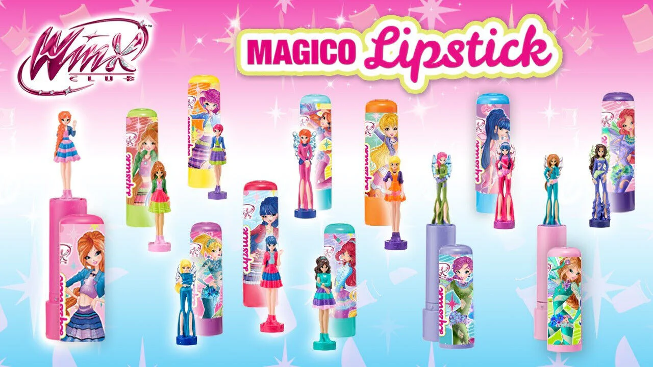 Busta Sorpresa con 2 Magici LIPSTICK + 2 Winx Club Rivista di Magazine Bambola - Image 3