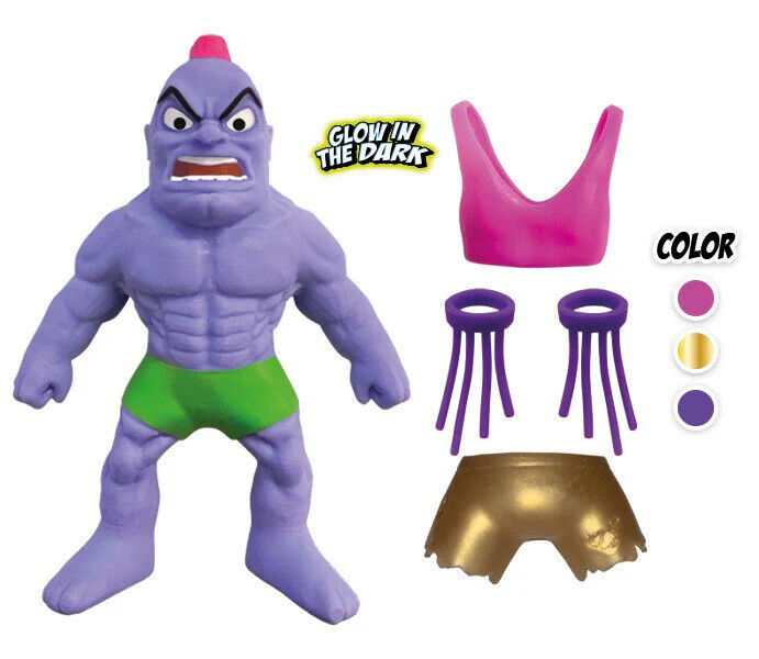 Busta Sorpresa Personaggi ELASTIKORPS Lottatori WRESTLING Cicaboom Allungamostri - Image 10