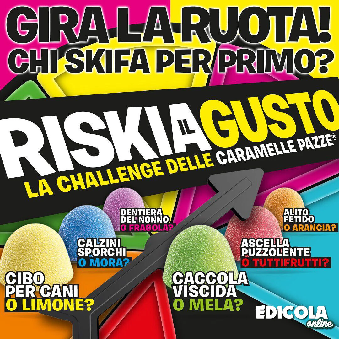 Buste a Sorpresa RISKIA IL GUSTO le Caramelle Pazze Gommose Bustina Rischia - Image 10