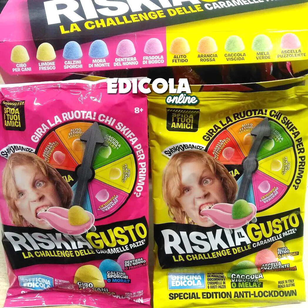 Buste a Sorpresa RISKIA IL GUSTO le Caramelle Pazze Gommose Bustina Rischia - Image 5