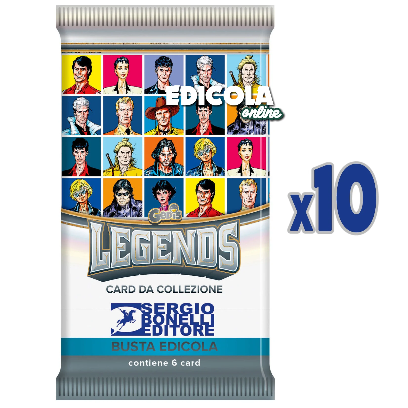 Bustina di CARD LEGENDS 2024 dei personaggi di Sergio Bonelli Editore - Image 10