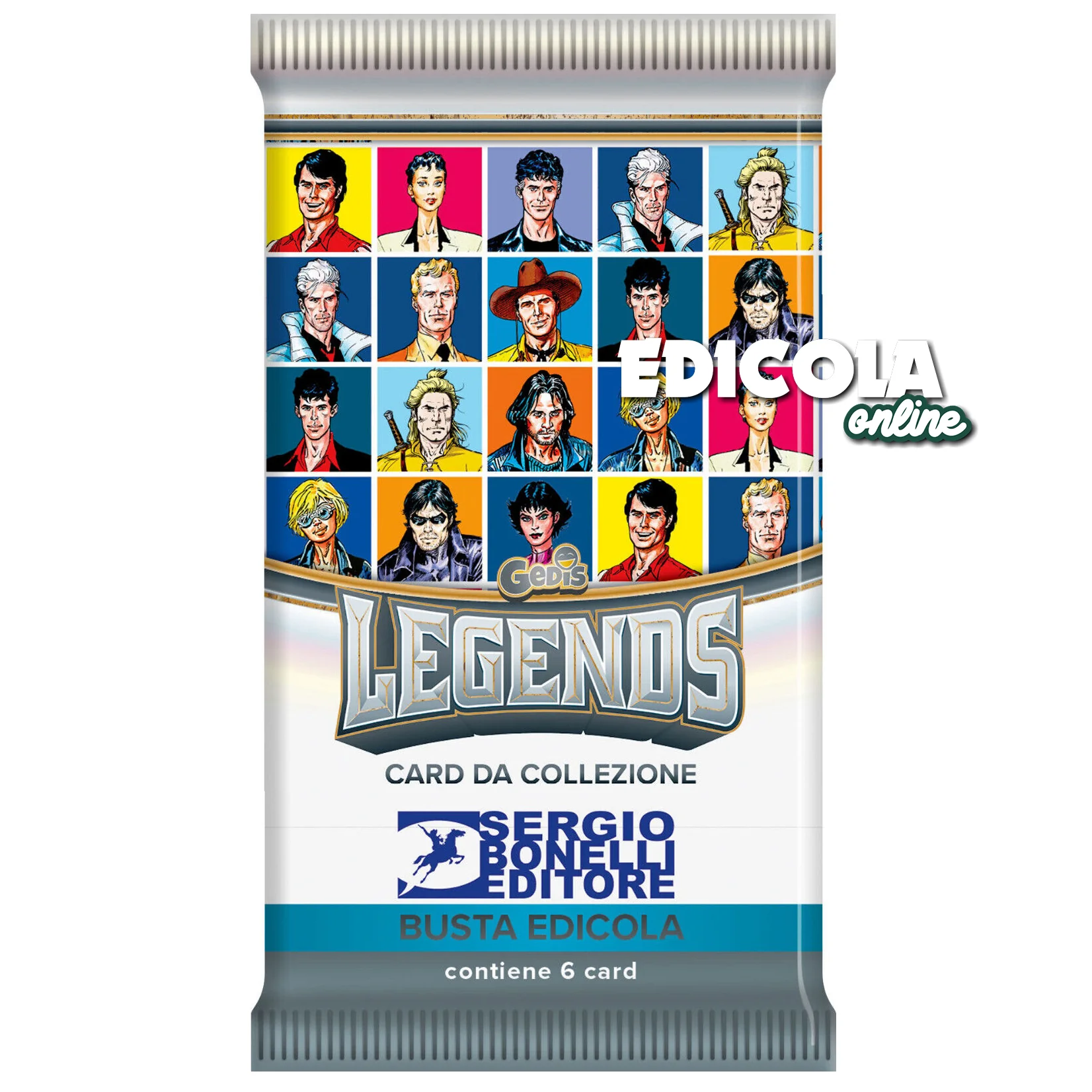 Bustina di CARD LEGENDS 2024 dei personaggi di Sergio Bonelli Editore - Image 2