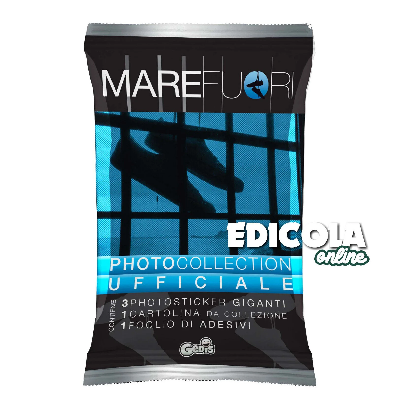 PHOTO COLLECTION MARE FUORI Cartolina Adesivi Foto Stickers TV Rai - Image 3