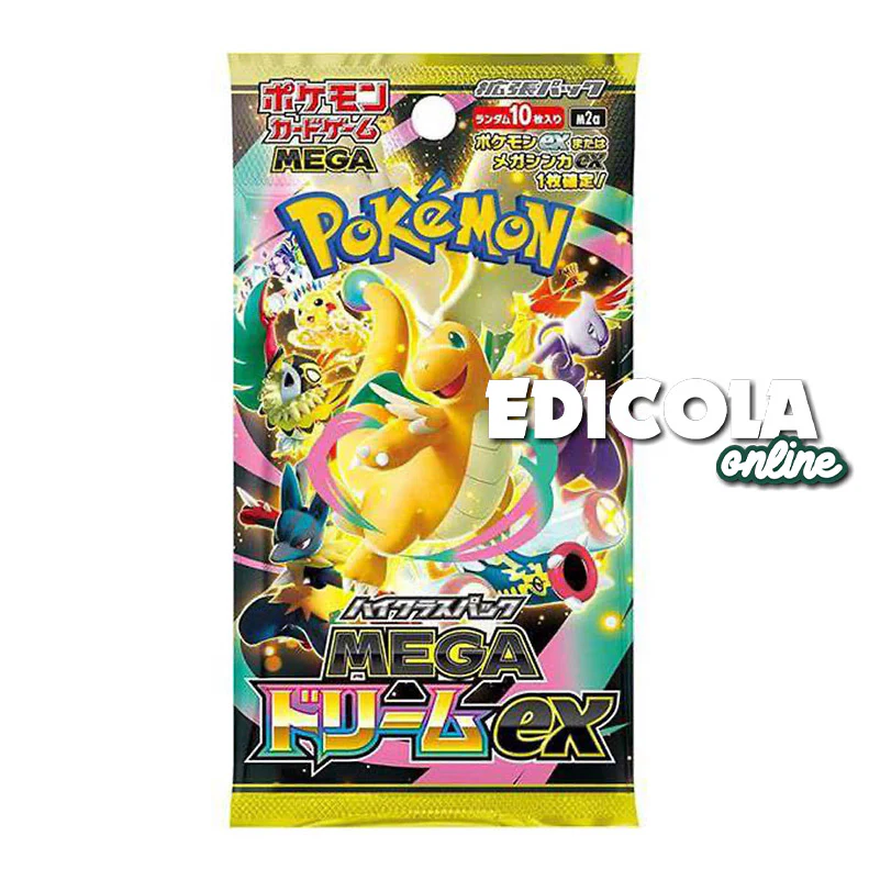 Pokémon Mega Dream ex Expansion Pack Booster (giapponese) da 10 carte