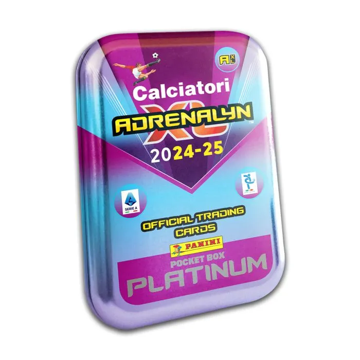 Calciatori Panini Adrenalyn XL 2024-25 Tin Box Serie Platinum