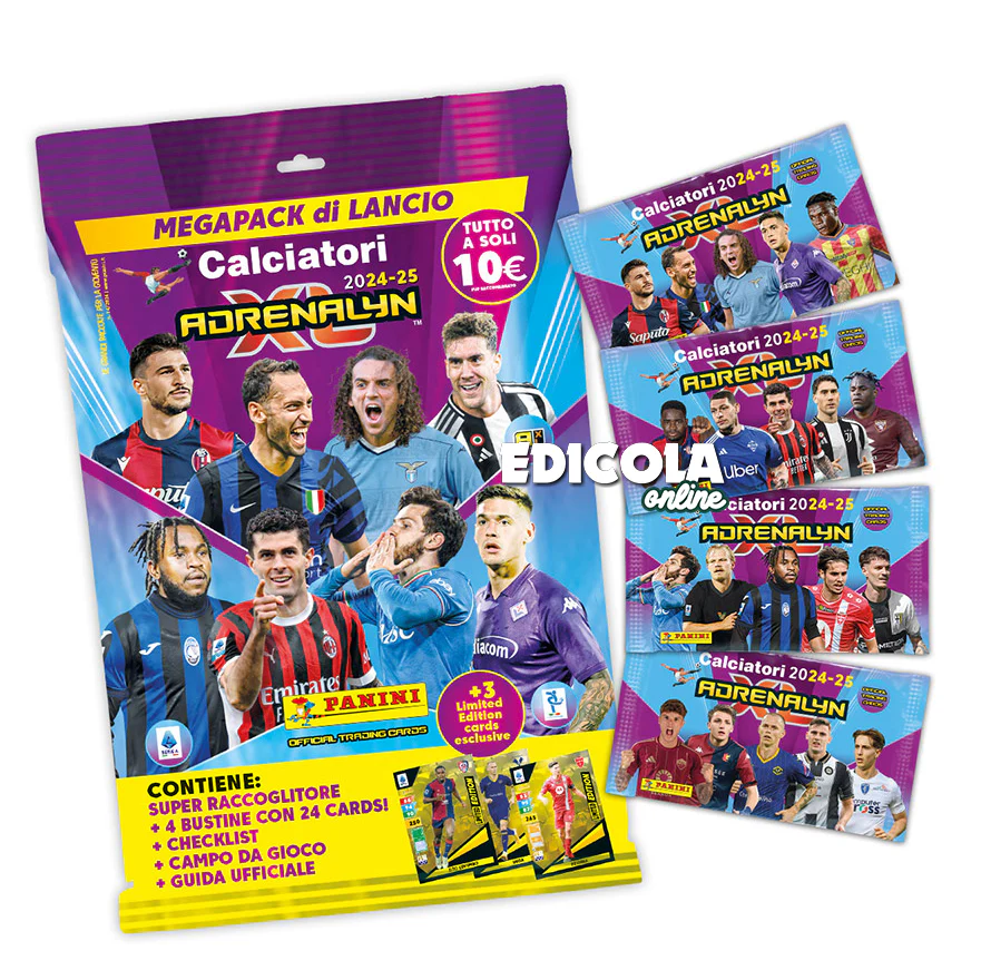 Starter Pack Calciatori PANINI Card Adrenalyn XL 2024-25