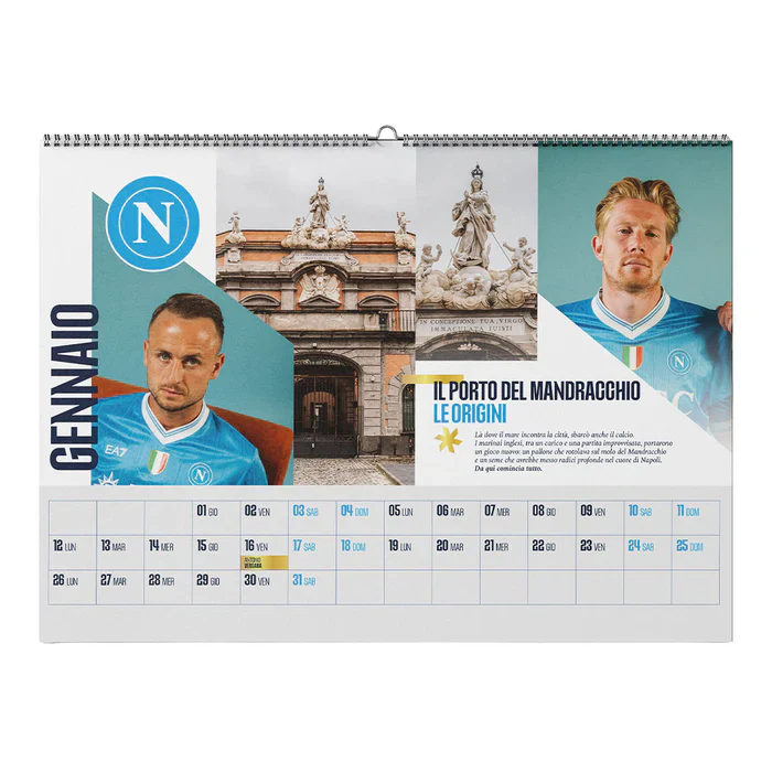 Calendario Calcio Ufficiale SSC Napoli 2026 - 100 Anni - Image 5
