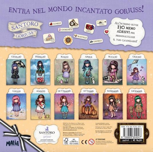 Calendario Gorjuss Santoro London 2025 - Image 2