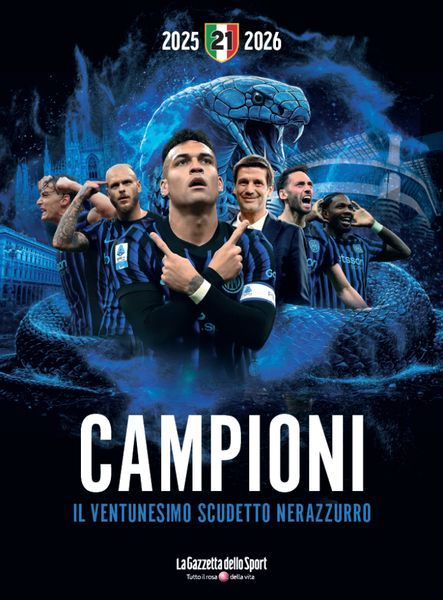 Campioni - Il ventunesimo Scudetto nerazzurro - Libro Scudetto Inter 2025-26