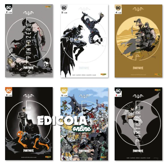 Collezione completa 6/6 - BATMAN FORTNITE - PREMIUM VARIANT - Punto Zero