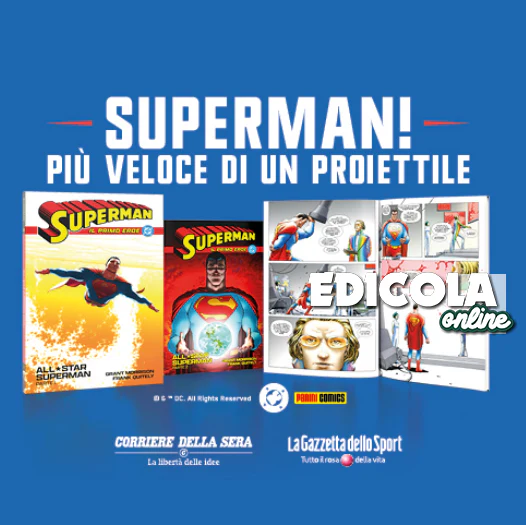 Collezione Superman - Il primo eroe (Corriere della Sera - La Gazzetta dello Sport)