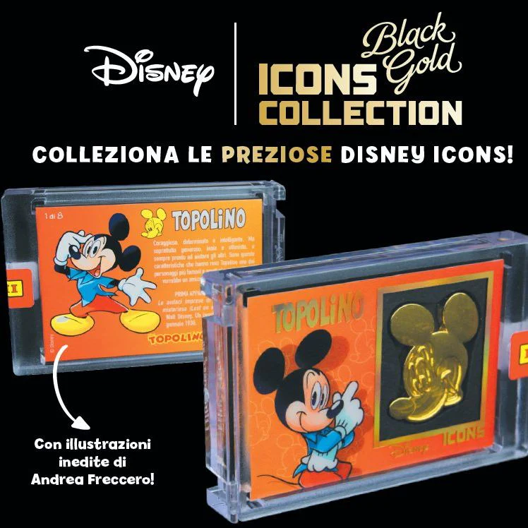 Collezzione Disney icons Black GOLD Collection - Card Panini - Image 3