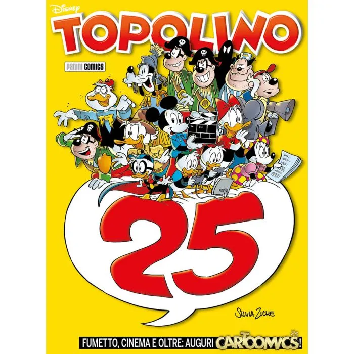 Copertina Anastatica - Fumetto libretto TOPOLINO n. 3250 - Variant Cartoomics Silvia Ziche
