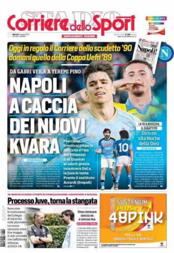 Corriere e Gazzetta dello Sport Napoli Campione Ristampa Scudetto 1987 1990 1989 - Image 10