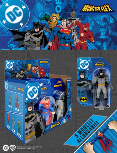 Scegli personaggio DC MONSTERFLEX Action Figure allungabili - Image 4