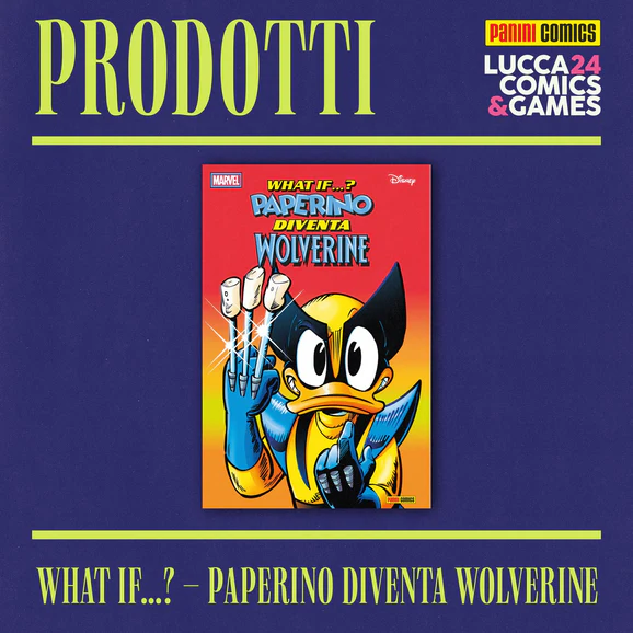 Fumetto Disney Marvel What if…? Paperino Diventa Wolverine 1